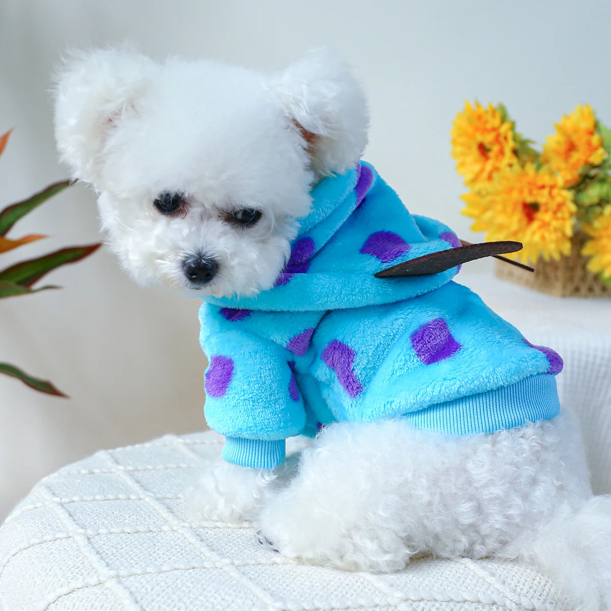 Dog Cat Autumn Winter Plush Thickened Warm Coat