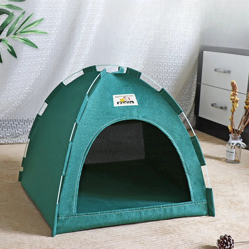 Foldable Cat House Pet Tent Four Seasons Nest