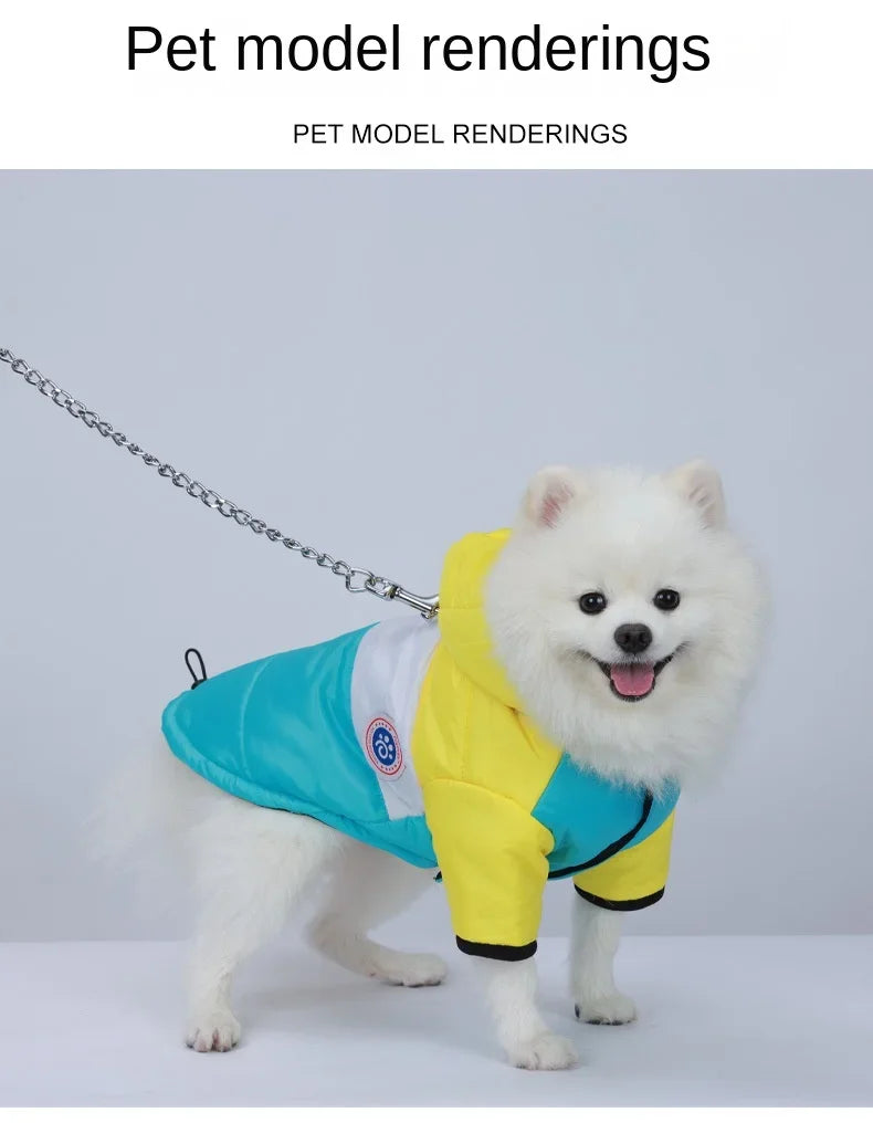 Dog Winter Pet Cotton Jacket  For Small Medium Dogs Cats