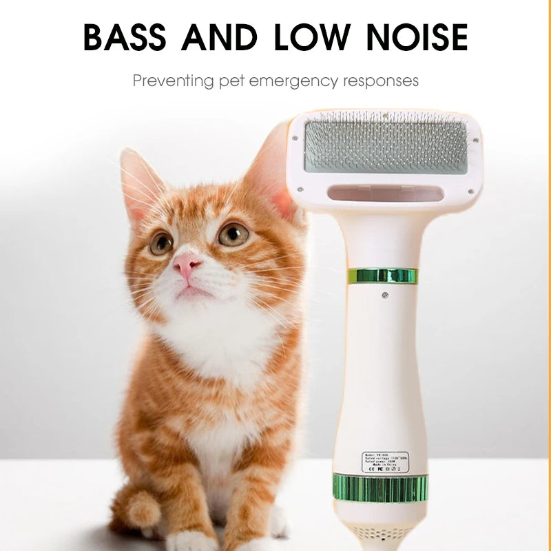 Pet Hair Dryer 2 with Slicker Brush Grooming