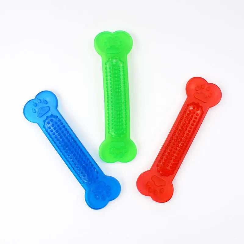 Aggressive Rubber Bone Toy