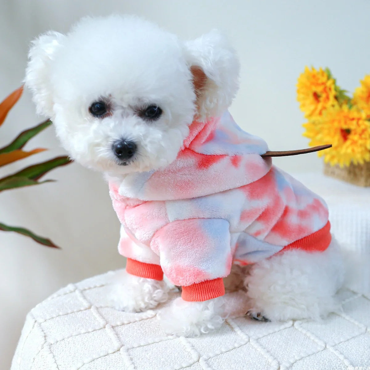 Dog Cat Autumn Winter Plush Thickened Warm Coat