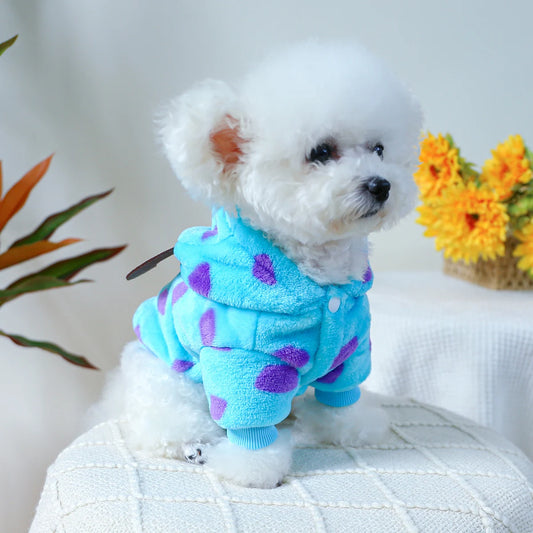 Dog Cat Autumn Winter Plush Thickened Warm Coat