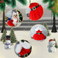 Cute Christmas Outfit Soft Small Pet Red Skirt Suit