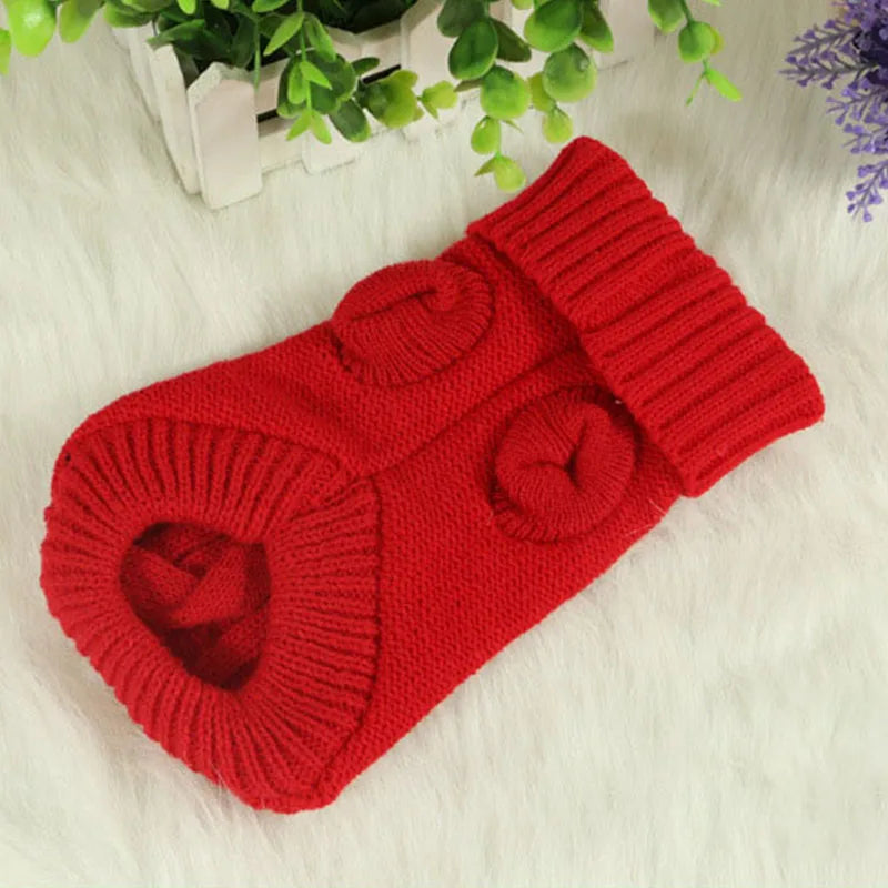 Knitted Pet Clothes Sweater