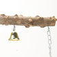 Wood Parrot Stand Pole Double Layer Toy for Bird