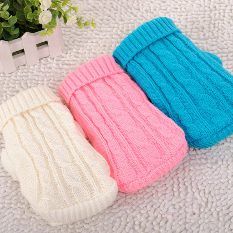 Knitted Pet Clothes Sweater