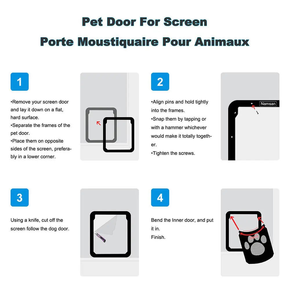 Dog Cat Door - Lockable