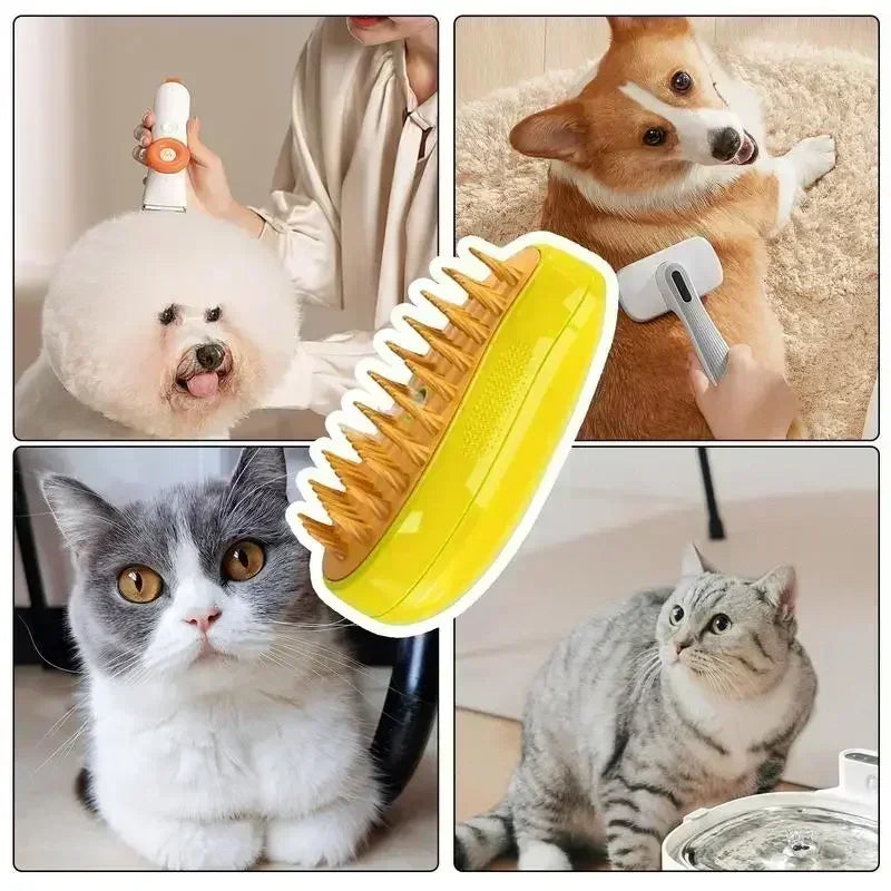 Electric Steamy Dog Brush