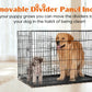 Metal Wire Dog Cage with Plastic Leak-Proof Pan Tray