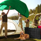 Metal Wire Dog Cage with Plastic Leak-Proof Pan Tray