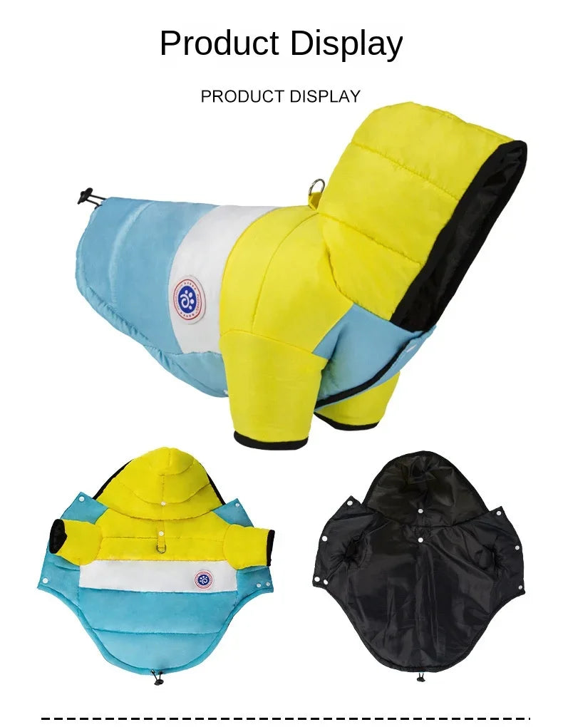Dog Winter Pet Cotton Jacket  For Small Medium Dogs Cats