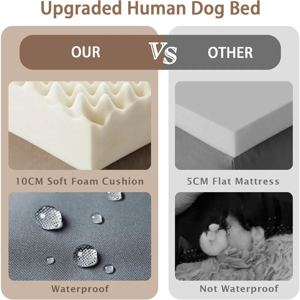ROOMTEC Human Dog Bed, 71''x45''x12''