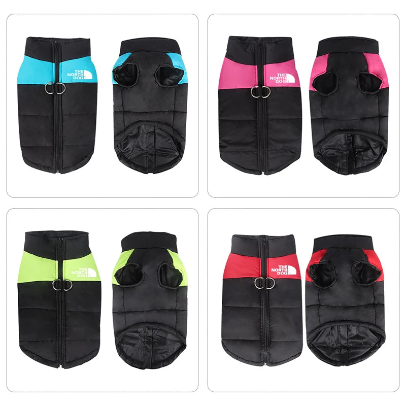 8 Size S-5XL Waterproof Warm Large Dog Vest Cat Puppy Ski Coats