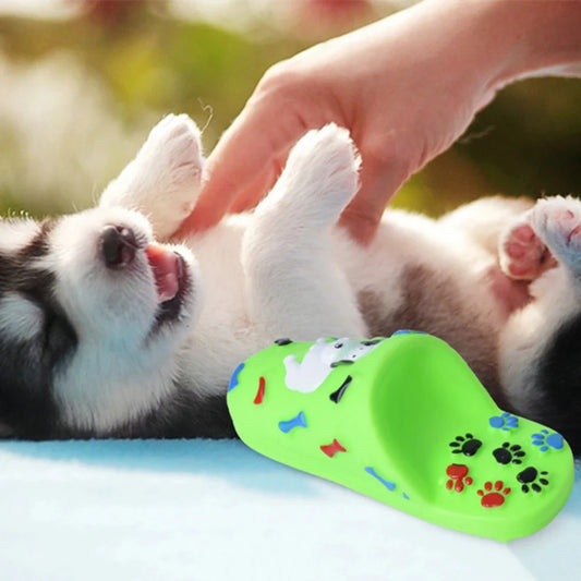 Pet Toy Bite Resistant Slippers