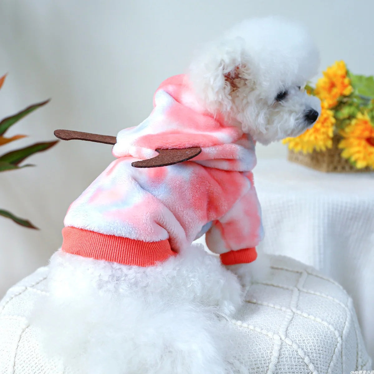 Dog Cat Autumn Winter Plush Thickened Warm Coat