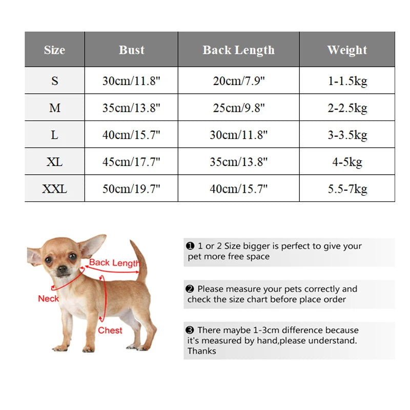 Dog Coat Jacket Winter